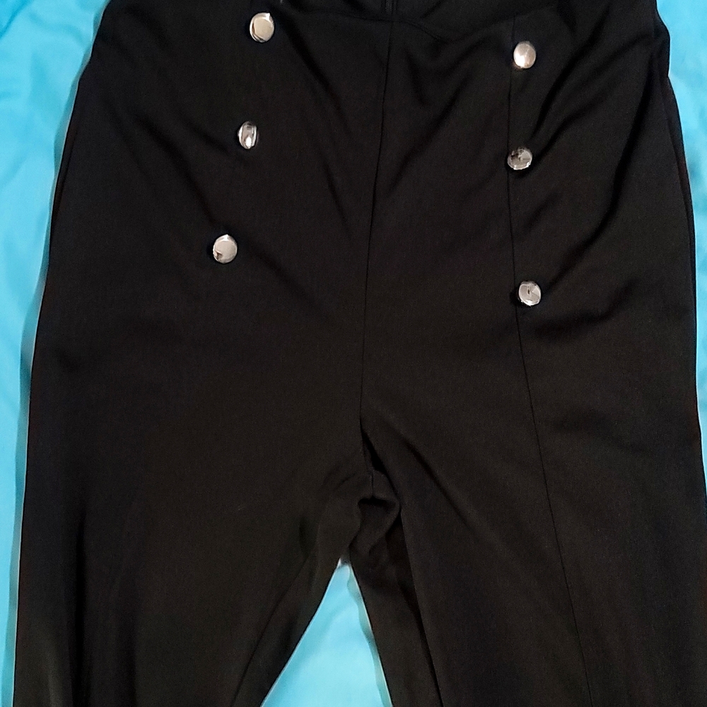 Super Thin Black Silky Slacks